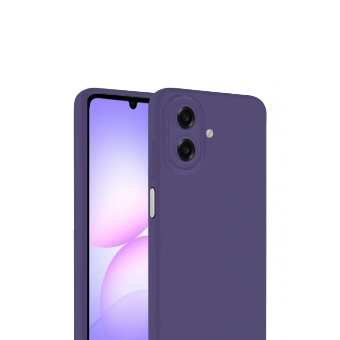 Samsung Galaxy A07 4G Uyumlu First Silikon - Mürdüm