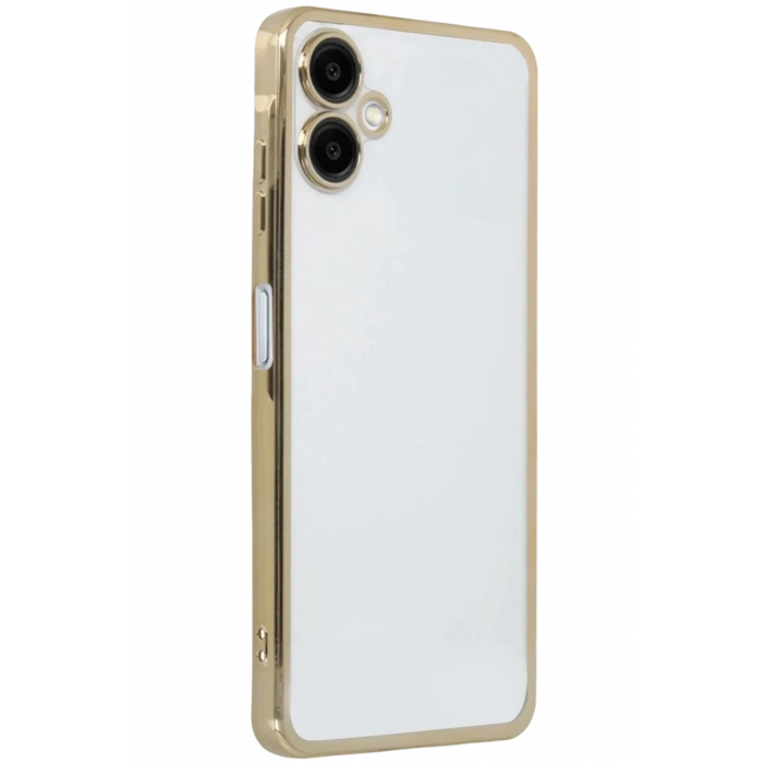 Samsung Galaxy A07 4G Uyumlu Lensli Silikon - Gold