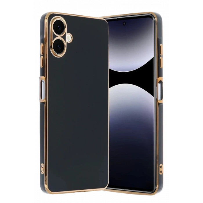 Samsung Galaxy A07 4G Uyumlu Volet Silikon - Siyah
