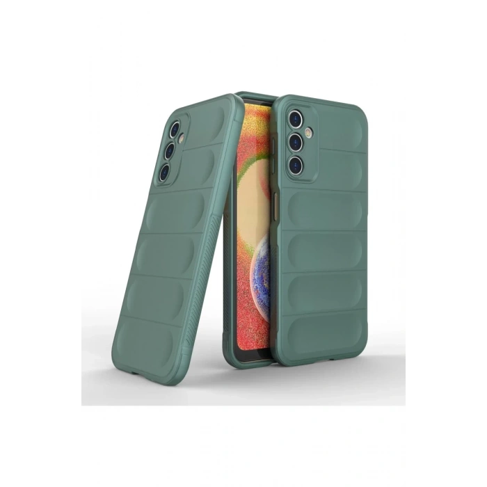 Samsung Galaxy A14 4G Kılıf Optimum Silikon - Koyu Yeşil