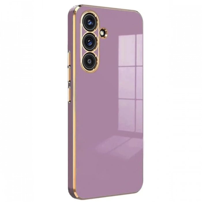 Samsung Galaxy A17 5G Uyumlu Volet Silikon - Mor