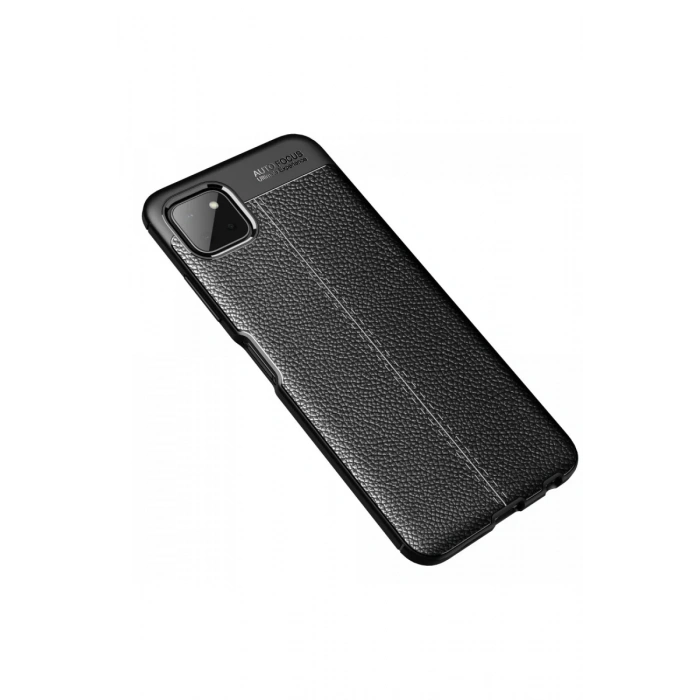 Samsung Galaxy A22 Uyumlu Kılıf Auto Focus Kapak - Siyah