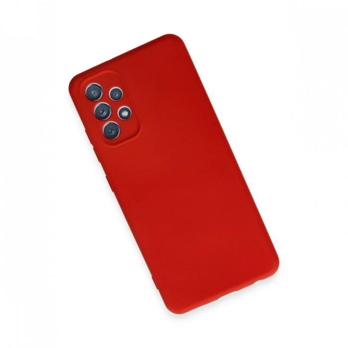 Samsung Galaxy A32 Kılıf First Silikon - Kırmızı