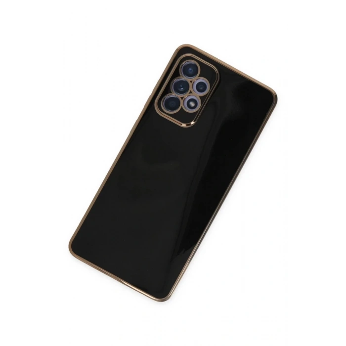 Samsung Galaxy A32 Uyumlu Kılıf Volet Silikon - Siyah