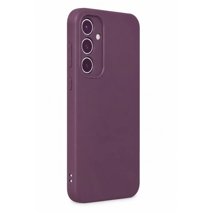 Samsung Galaxy A35 5G Uyumlu Kılıf First Silikon - Mürdüm
