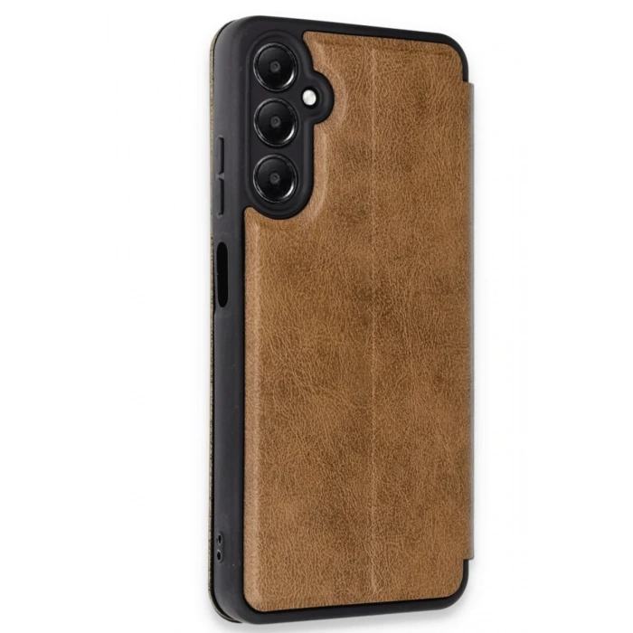 Samsung Galaxy A36 Uyumlu Kılıf Flip Cover - Taba