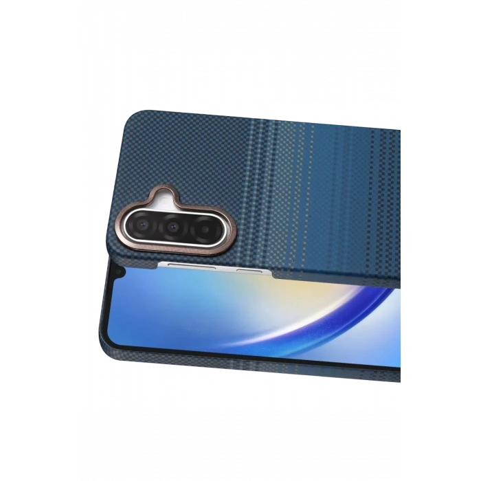 Samsung Galaxy A37 5G Uyumlu Vega Magsafe Kapak - Mavi
