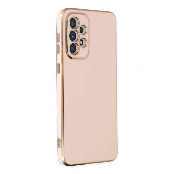 Samsung Galaxy A73 5G Uyumlu Kılıf Volet Silikon - Pembe