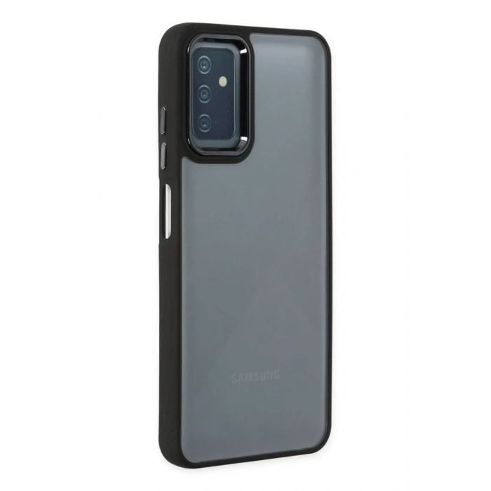 Samsung Galaxy M13 Uyumlu Kılıf Dora Kapak - Siyah