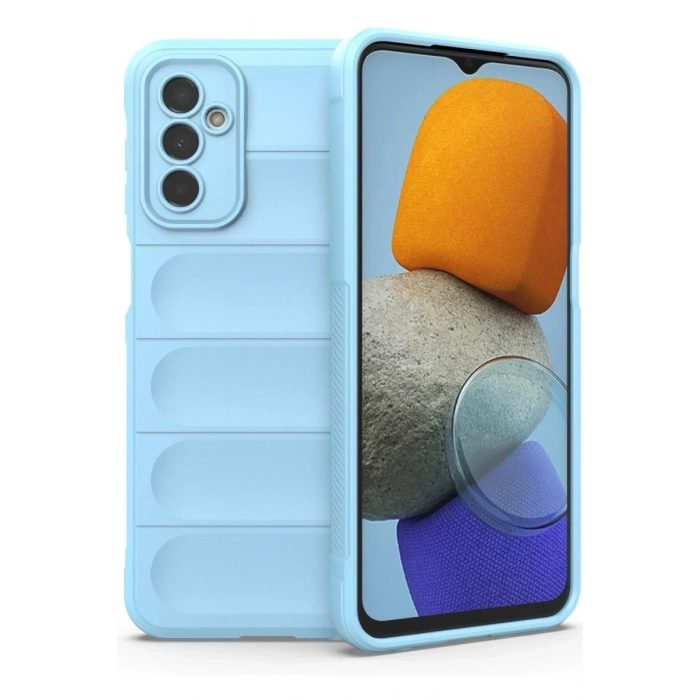 Samsung Galaxy M23 Uyumlu Kılıf Optimum Silikon - Sky Blue
