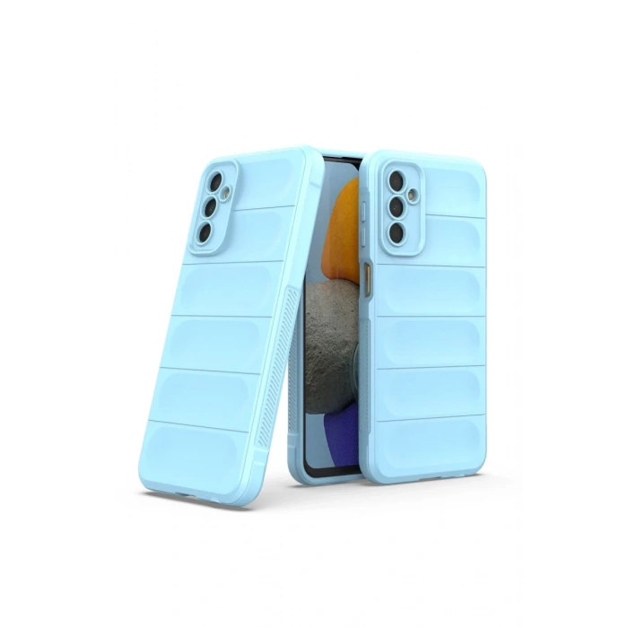Samsung Galaxy M23 Uyumlu Kılıf Optimum Silikon - Sky Blue
