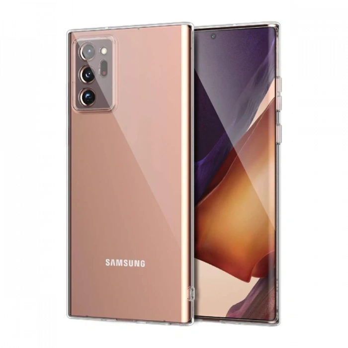 Samsung Galaxy Note 20 Ultra Kılıf Lüx Şeffaf Silikon