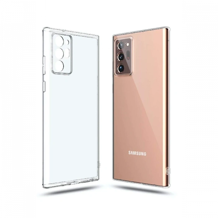 Samsung Galaxy Note 20 Ultra Kılıf Lüx Şeffaf Silikon
