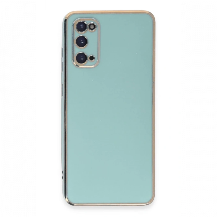 Samsung Galaxy S20 Kılıf Volet Silikon - Açık Yeşil