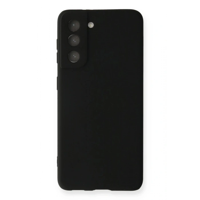 Samsung Galaxy S22 Plus Uyumlu Kılıf First Silikon - Siyah