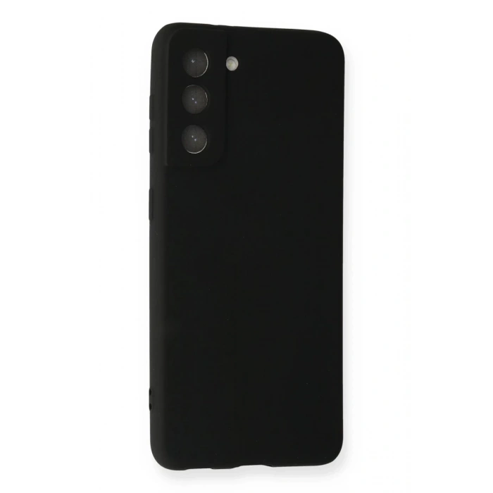 Samsung Galaxy S22 Plus Uyumlu Kılıf First Silikon - Siyah