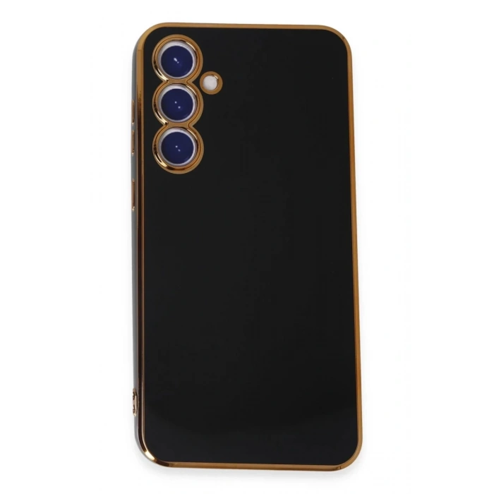 Samsung Galaxy S23 FE Uyumlu Kılıf Volet Silikon - Siyah