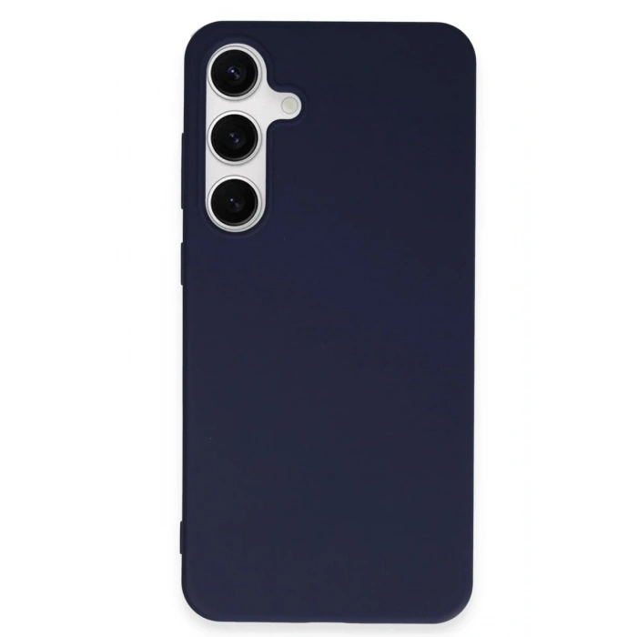 Samsung Galaxy S24 Plus Uyumlu Kılıf First Silikon - Lacivert