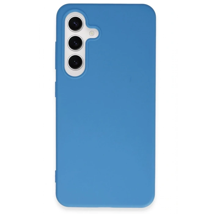 Samsung Galaxy S24 Plus Uyumlu Kılıf First Silikon - Mavi