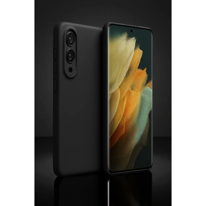 Samsung Galaxy S25 Edge First Silikon - Koyu Yeşil