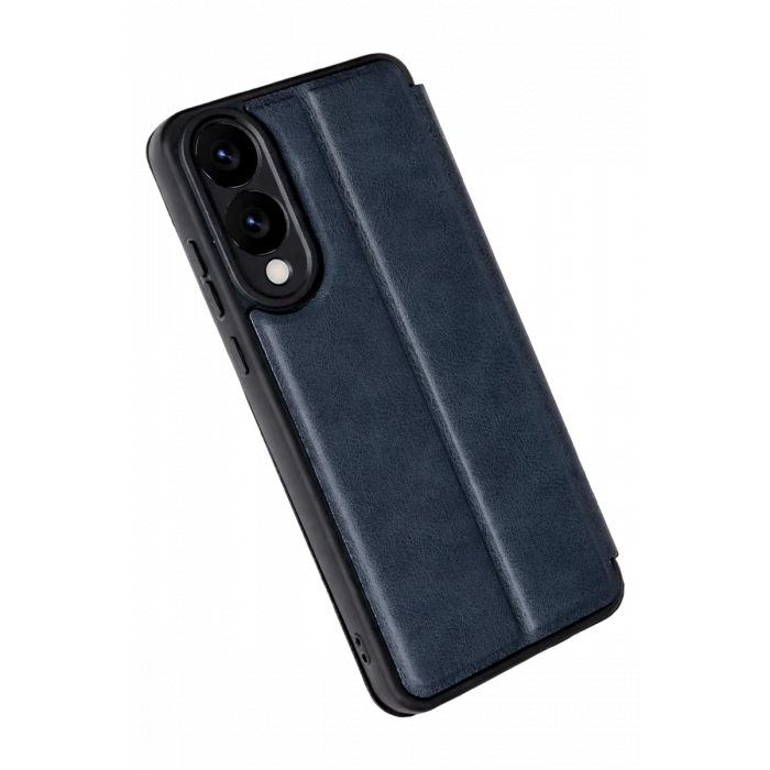 Samsung Galaxy S25 Uyumlu Edge Flip Cover - Lacivert
