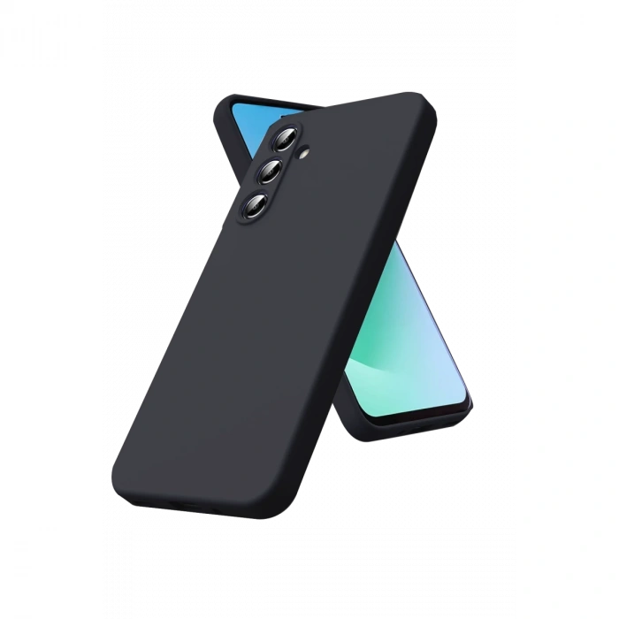 Samsung Galaxy S26 FE Nano içi Kadife Silikon - Siyah