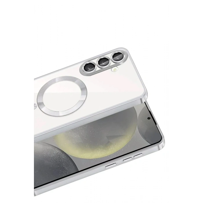 Samsung Galaxy S26 Plus Uyumlu Kross Magneticsafe Kapak - Gümüş