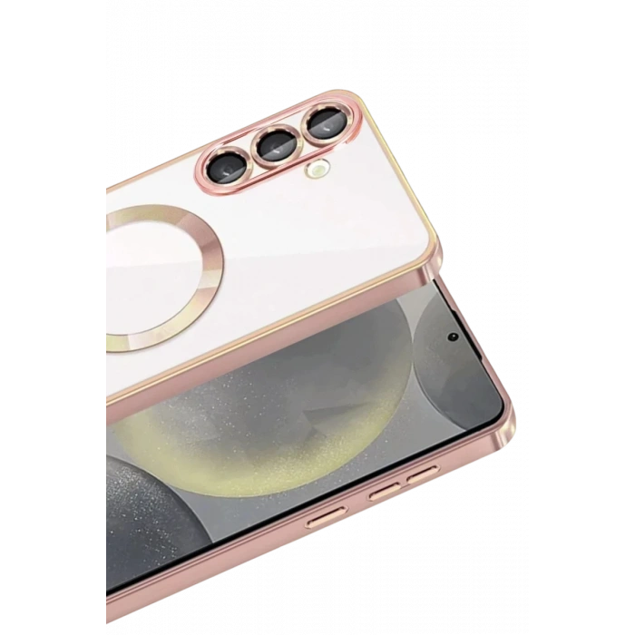 Samsung Galaxy S26 Plus Uyumlu Kross Magneticsafe Kapak - Rose