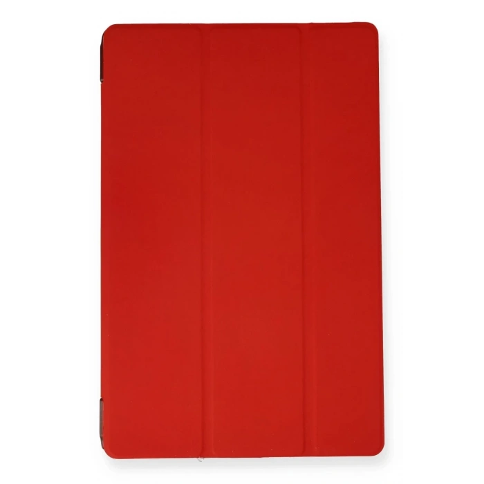 Samsung Galaxy T970 Tab S7 Plus 12.4 Kılıf Tablet Smart Kılıf - Kırmızı
