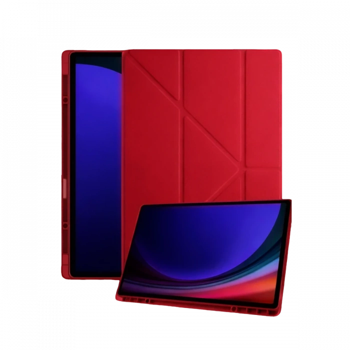 Samsung Galaxy Tab A11 Kalemlikli Mars Tablet Kılıfı - Kırmızı