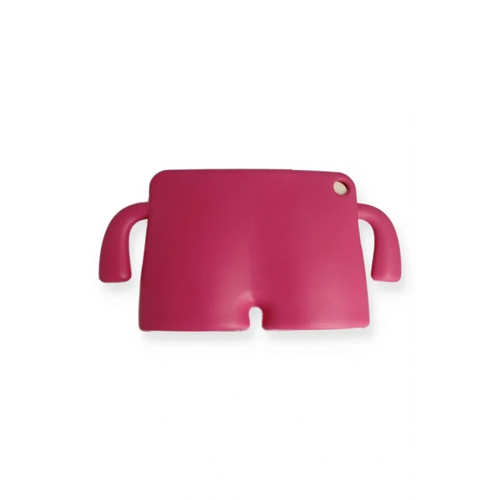 Samsung Galaxy Tab A9 Kılıf Karakter Tablet Silikon - Pembe