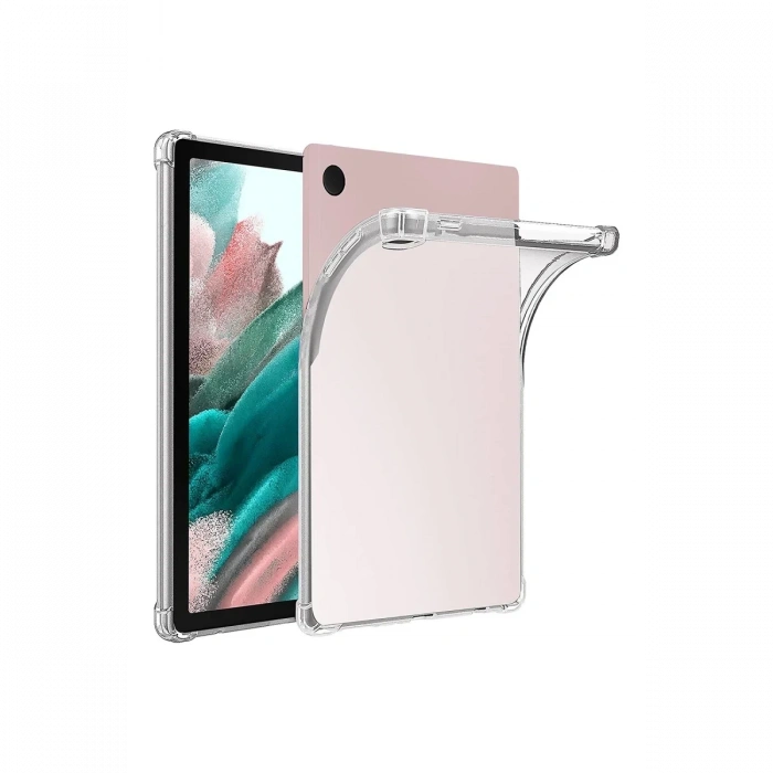 Samsung Galaxy Tab A9 Plus Kılıf Anti Shock Tablet Silikon - Şeffaf
