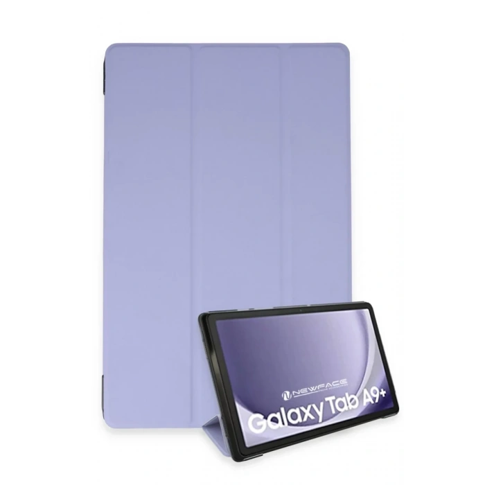 Samsung Galaxy Tab A9 Plus Kılıf Tablet Smart Kılıf - Lila