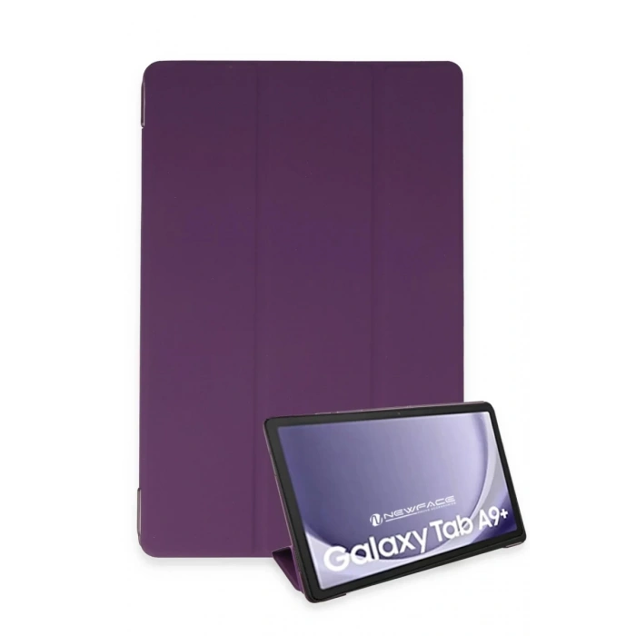 Samsung Galaxy Tab A9 Plus Kılıf Tablet Smart Kılıf - Mor