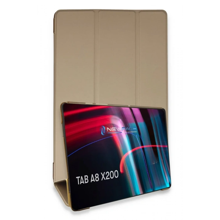Samsung Galaxy X200 Tab A8 10.5 Kılıf Tablet Smart Kılıf - Gold