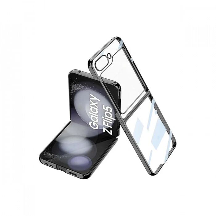 Samsung Galaxy Z Flip 5 Kılıf Fold Element Kapak - Siyah