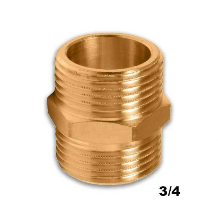 Sarı Nipel 3/4 1 Adet