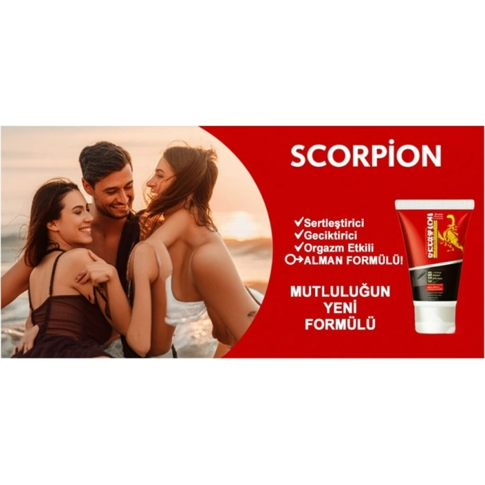 Scorpion Erkeklere Özel Krem
