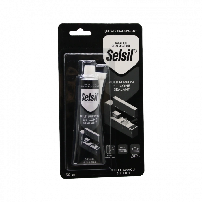 Şeffaf Genel Amaçlı Tüp Silikon 50ml