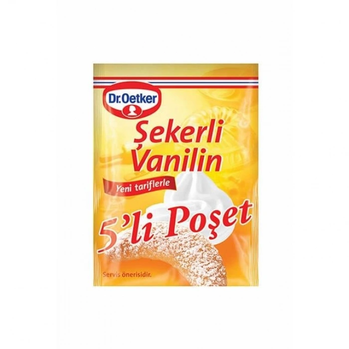 Şekerli Vanilin 5`LI 1 Adet