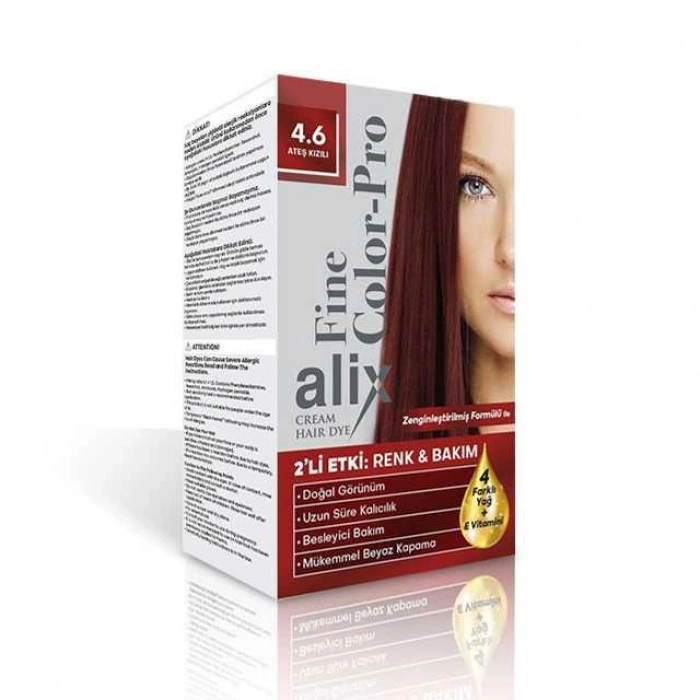 Set Saç Boyası 4.6 Ateş Kızılı 1 Adet