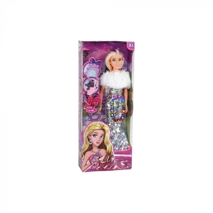SH40688 KUT.PRİNCESS PULLU KIYAFET BEBEK