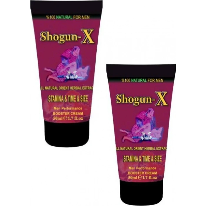 Shogun -X Extra Cream Erkeklere Özel Krem 50ML x 2 Adet