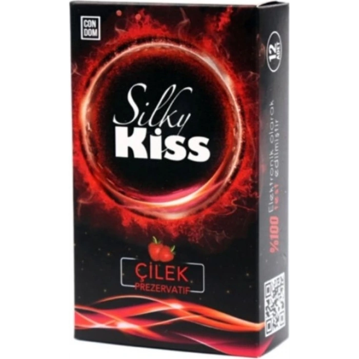 Silky Kiss Çilek Aromalı Prezervatif