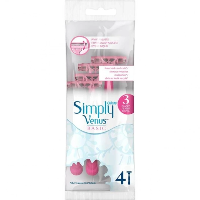 Simple Venüs 3 Basic 4Lü Poşet
