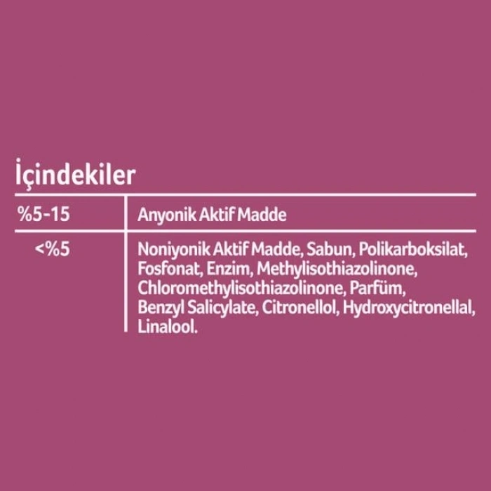 Sıvı Deterjan 2520 ML Renkliler 1 Adet