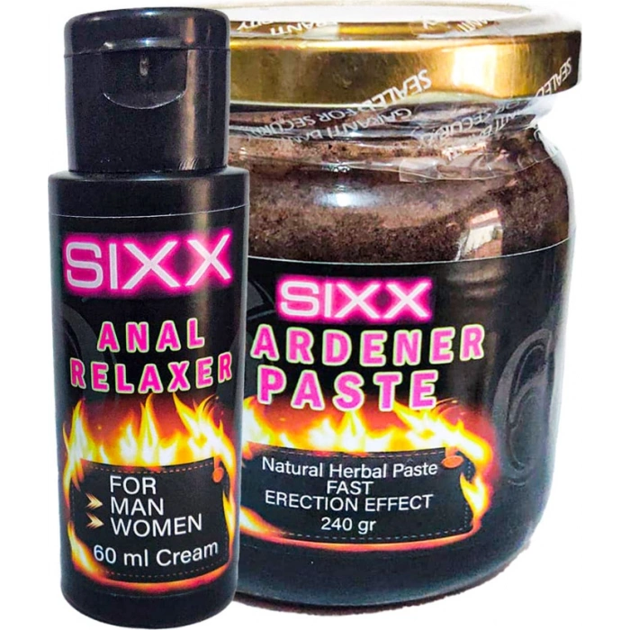 Sixx An.al Relaxer Gel 60 ml + Herbal Paste 240 gr