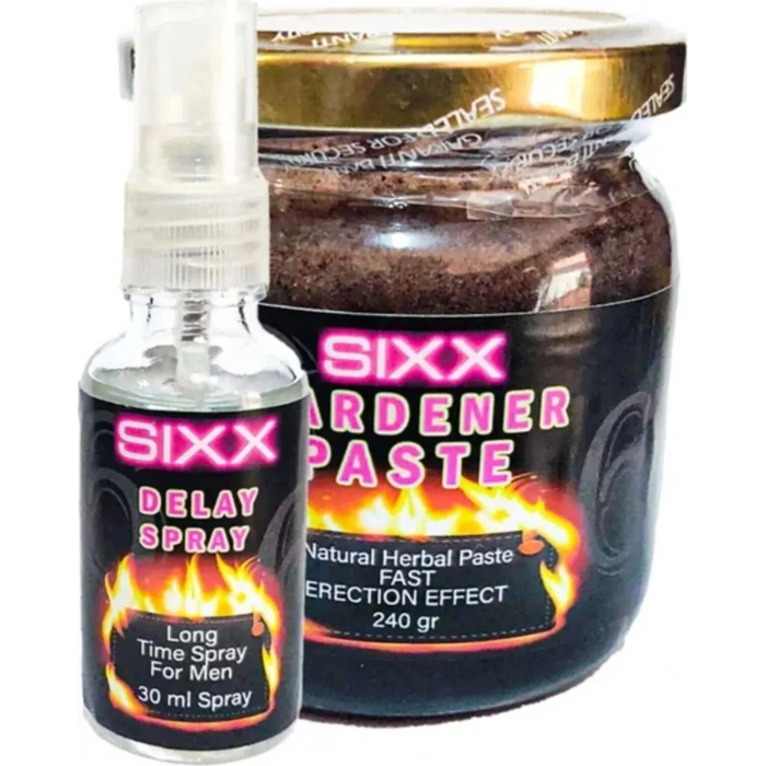 Sixx Anl Relaxer Gel 60 ml Herbal Paste Doğal Macun 240 gr