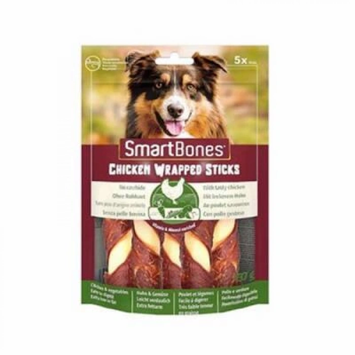 SmartBones Tavuk Sargılı Stick Köpek Ödülü Medium 137 Gr