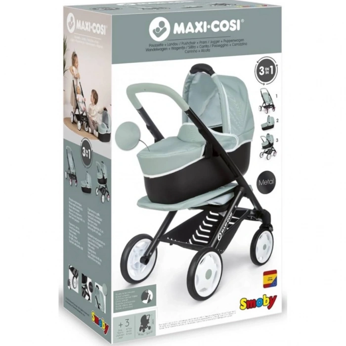 Smoby Maxi-Cosi 3ü 1 Arada Oyuncak Bebek Arabası OYUNCAKTIR